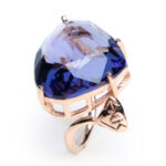 Δαχτυλίδι ασημένιο με κρύσταλλο Swarovski
