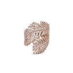 Δαχτυλίδι ασημένιο επίχρυσο με κρύσταλλα Swarovski