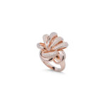 Δαχτυλίδι ασημένιο επίχρυσο με κρύσταλλα Swarovski