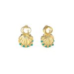 Σκουλαρίκια επίχρυσα Guess Steel Seashell