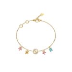 Βραχιόλι επίχρυσο Guess Steel Secret Garden