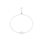 Γυναικείο βραχιόλι Guess Steel Tiny Pearly