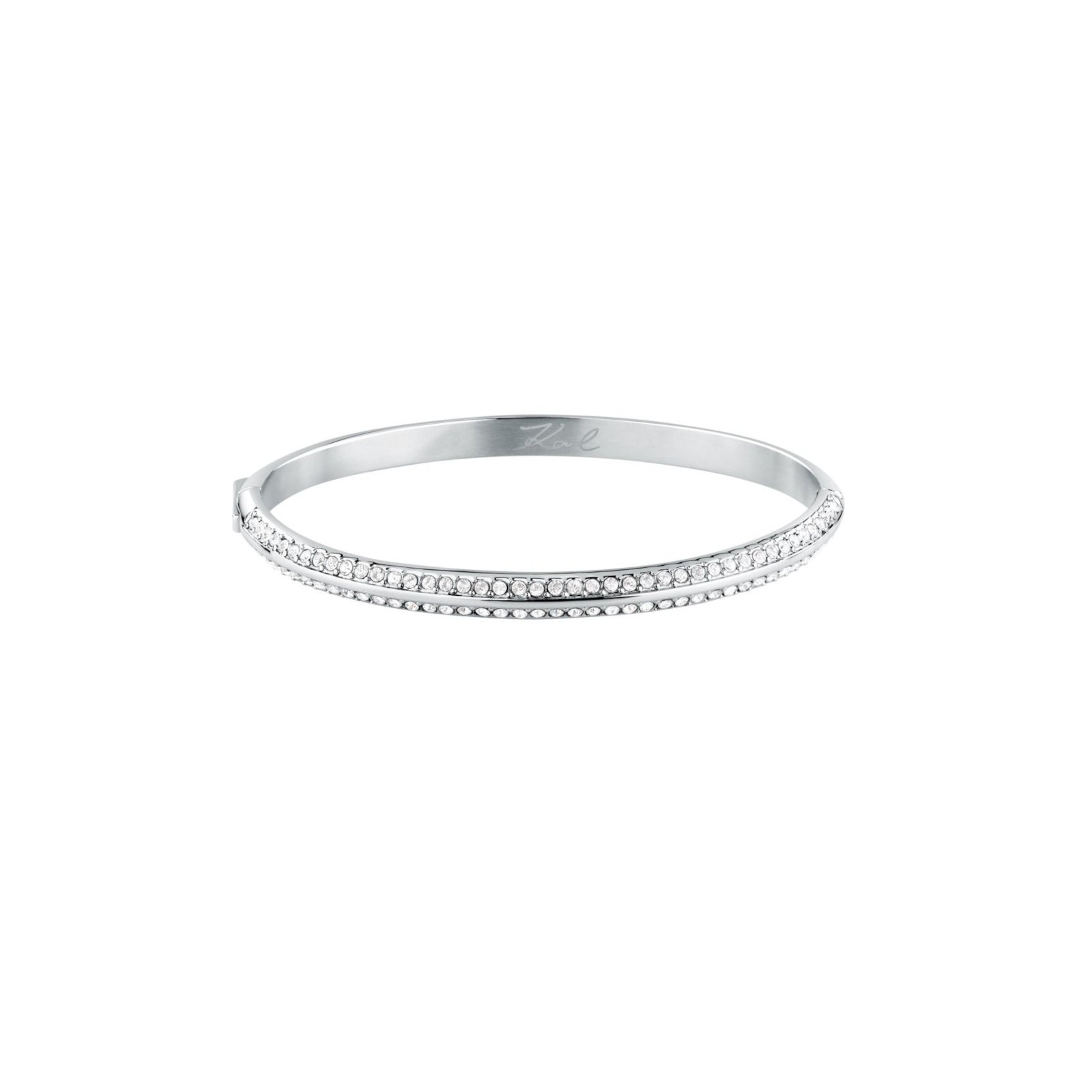 KARL-LAGERFELD-BOND-PAVE-KLBJY06-Γυναικείο-Βραχιόλι-Ασημένιο-Με-Πέτρες (1) Βραχιόλι Karl Lagerfeld Bond Pave - Image 1