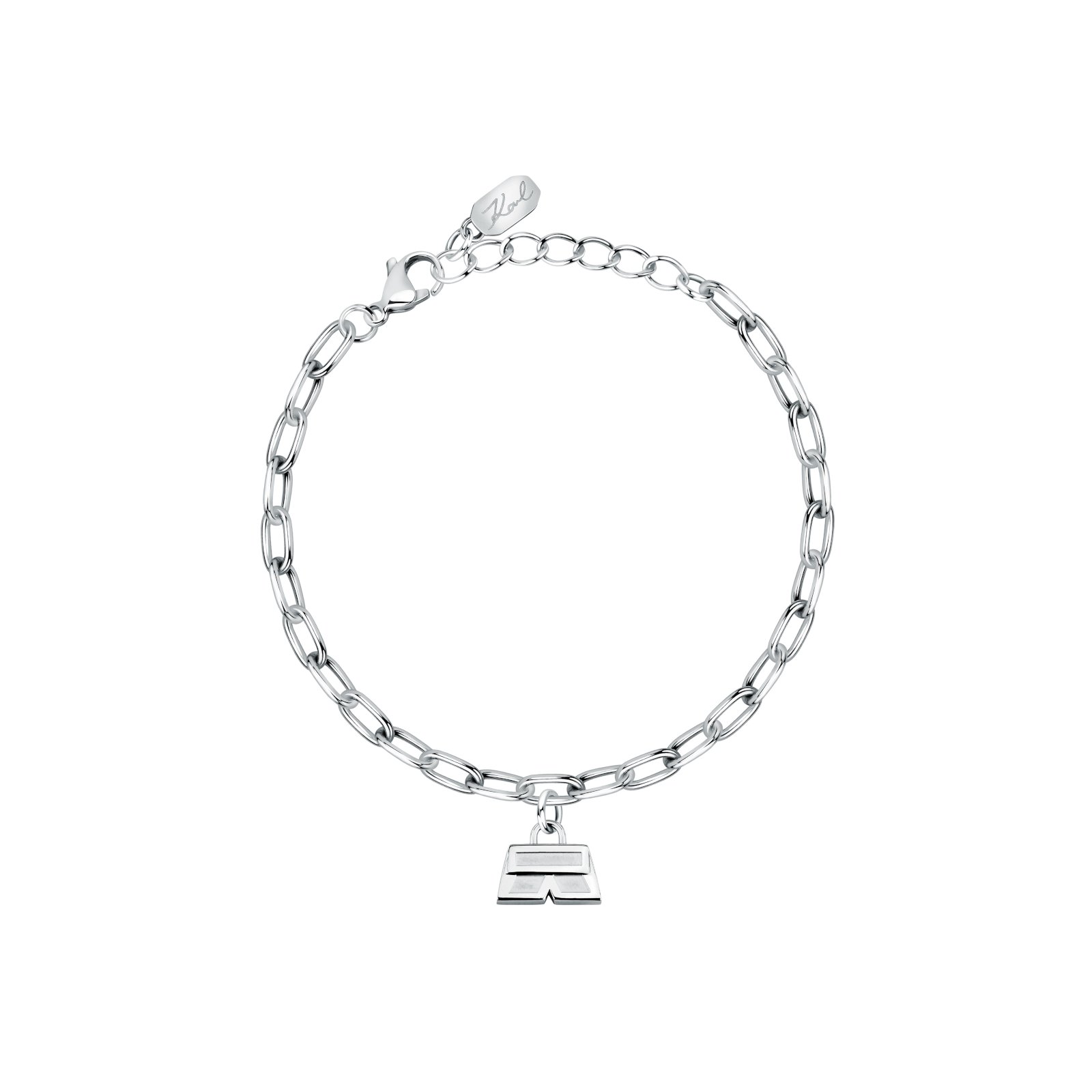 KARL-LAGERFELD-CHARMS-KLAYD17-Γυναικείο-Βραχιόλι-Ασημένιο-Με-Κρεμαστό-Σχέδιο Βραχιόλι Karl Lagerfeld Charms - Image 1