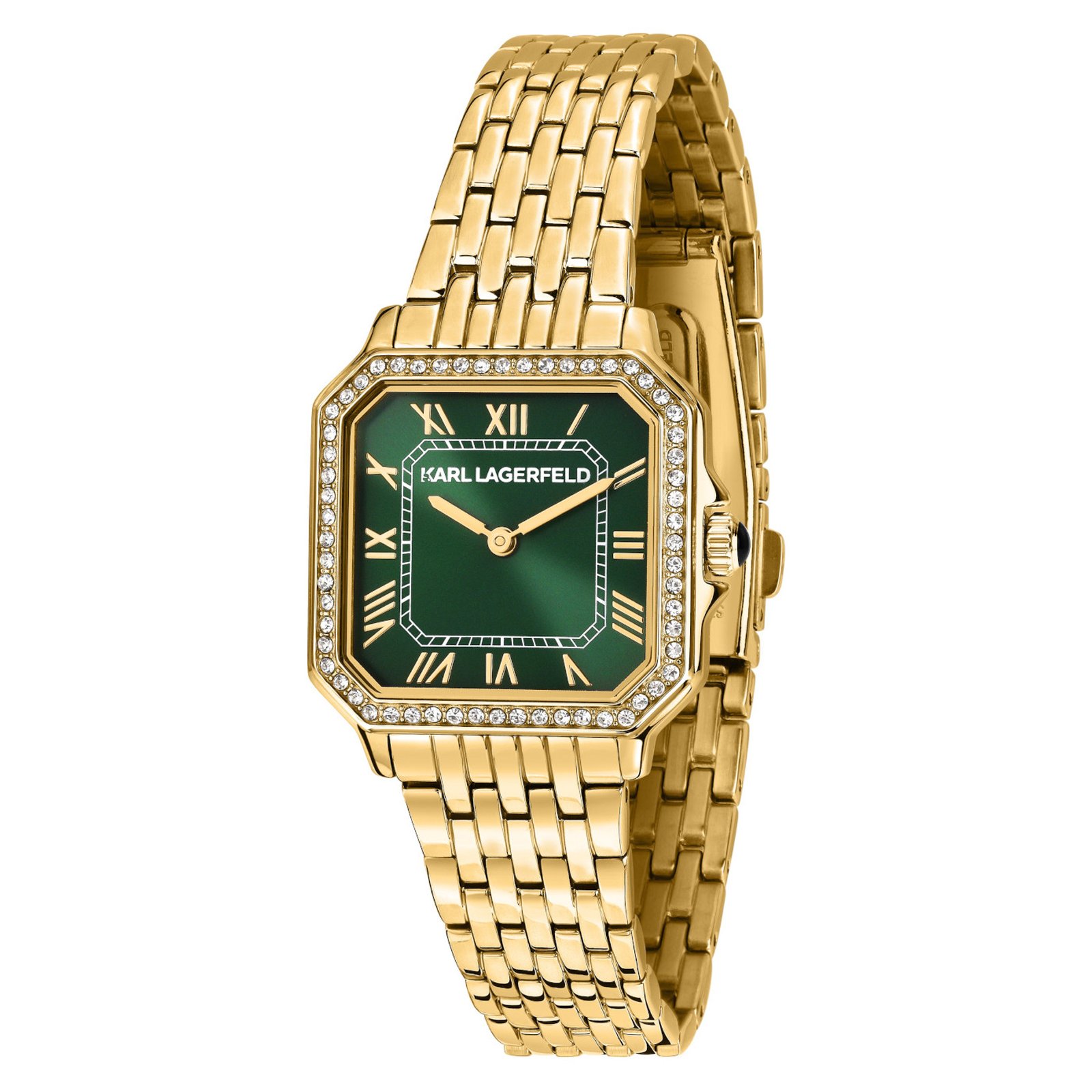 KARL-LAGERFELD-ICON-SQUARE-R0553110503-Γυναικειο-Ρολοι-Quartz-Ακριβειας-2 Γυναικείο Ρολόι Karl Lagerfeld Icon Square 28x33mm - Image 1