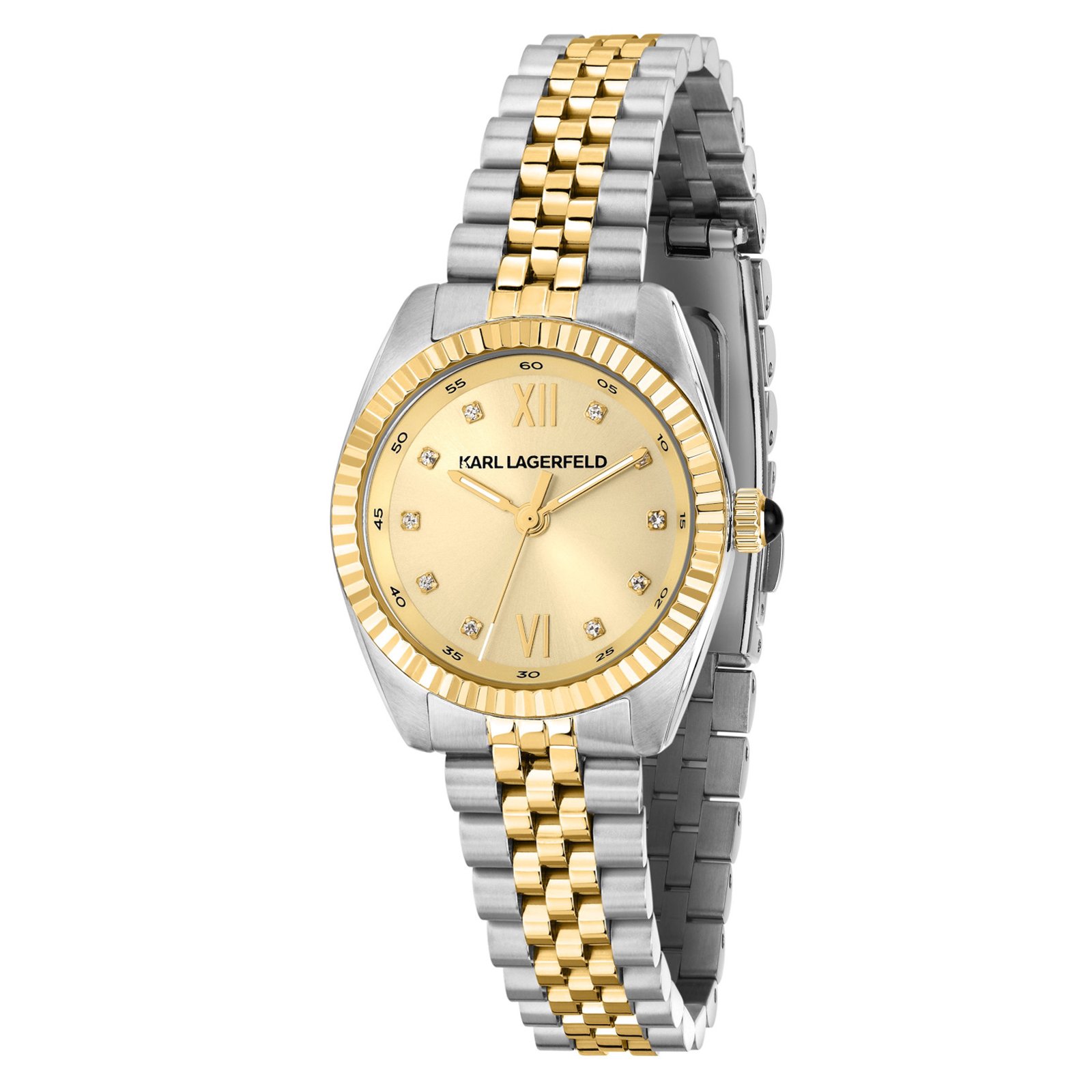 KARL-LAGERFELD-TIMELESS-CODE-MINI-R0553109505-Γυναικειο-Ρολοι-Quartz-Ακριβειας Γυναικείο Ρολόι Karl Lagerfeld Timeless Code Mini 28mm - Image 1