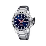 Ανδρικό Ρολόι Festina Diver Sapphire Silver Stainless Steel Bracelet 46.3mm