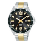 Ανδρικό Ρολόι Lorus Sports Solar Δίχρωμο 43mm
