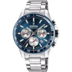 Ανδρικό Ρολόι Festina Stainless Steel Chronograph 45mm