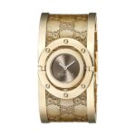 Γυναικείο Ρολόι Gucci Twirl Large 23mm Χρυσό με Λευκό Καντράν