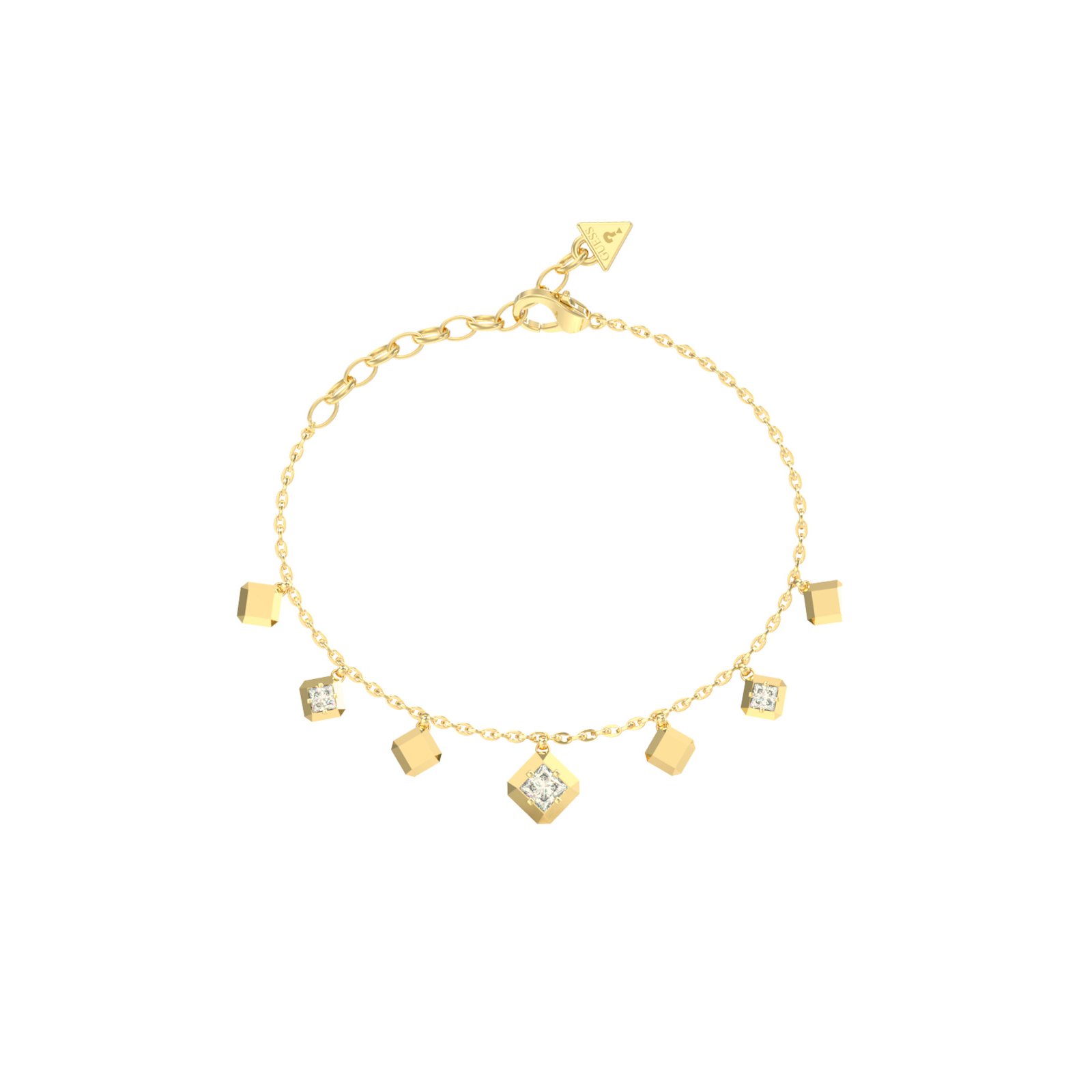gynaikeio-vrachioli-guess-steel-ace-of-diamonds-JUBB06179JWYGL Γυναικείο βραχιόλι Guess Steel Ace of Diamonds - Image 1