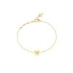 Γυναικείο Βραχιόλι Guess Borboleta Χρυσό με Πεταλούδα και Ζιργκόν