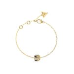 Γυναικείο Βραχιόλι Guess Fabulous Me Χρυσό με Δίχρωμο Σχέδιο και Ζιργκόν
