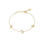 Γυναικείο βραχιόλι Guess Steel Golden Love