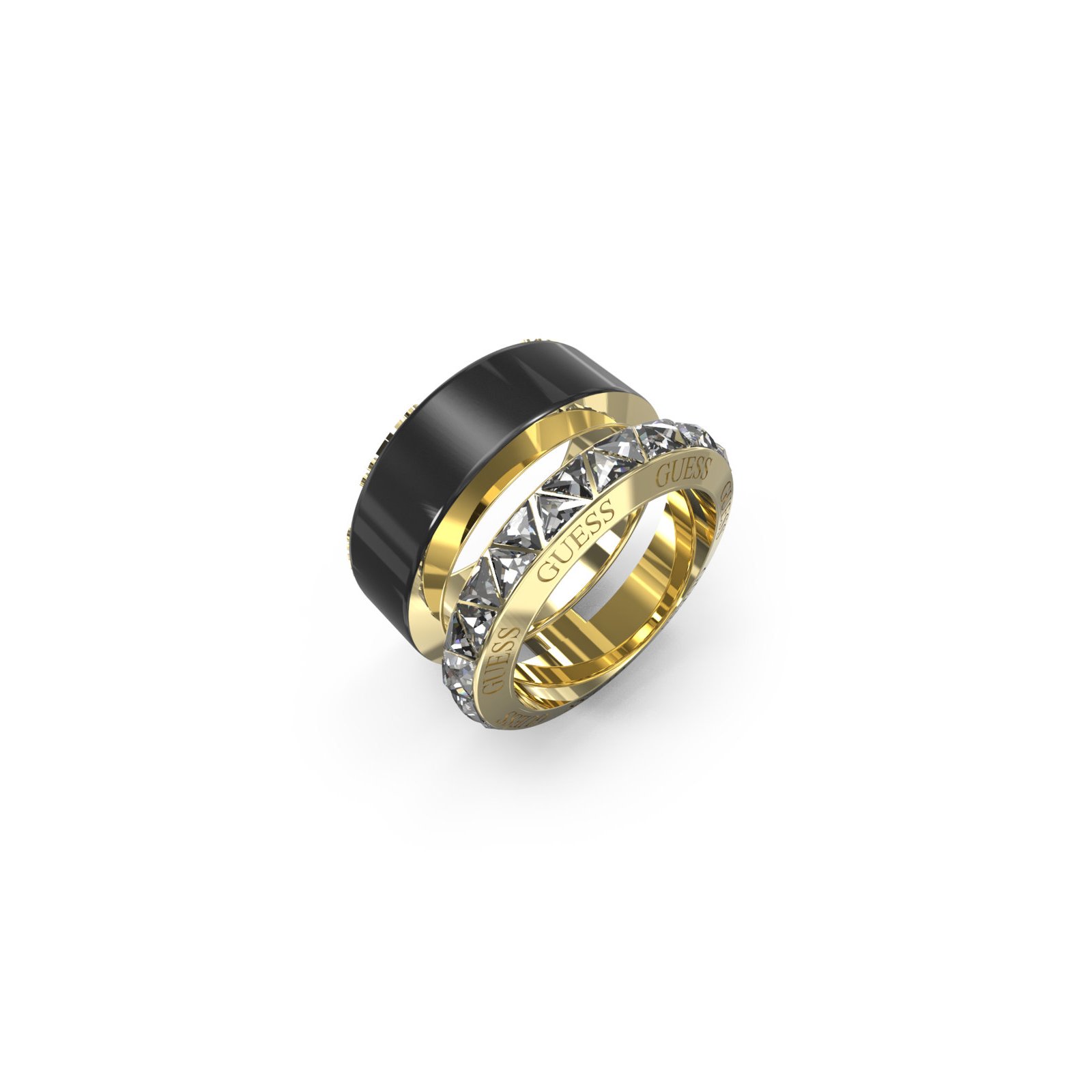dachtylidi-guess-steel-trinity-JUBR04570JWYGBK Δαχτυλίδι Guess Steel Trinity - Image 1
