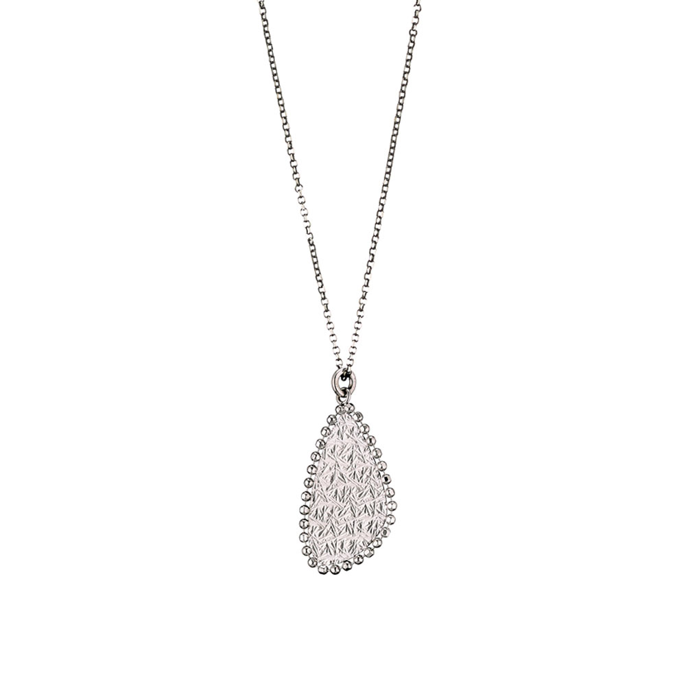 kolie-gynaikeio-oxette-asimi-925-epiplatinomeno Κολιέ Γυναικείο Oxette Ασήμι 925 Επιπλατινωμένο - Image 1