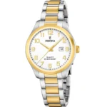 Γυναικείο Ρολόι Festina Classic Ασημί-Επίχρυσο 34mm