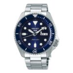 Ανδρικό Ρολόι Seiko 5 Sports Automatic 42,5mm με Μπλε Καντράν