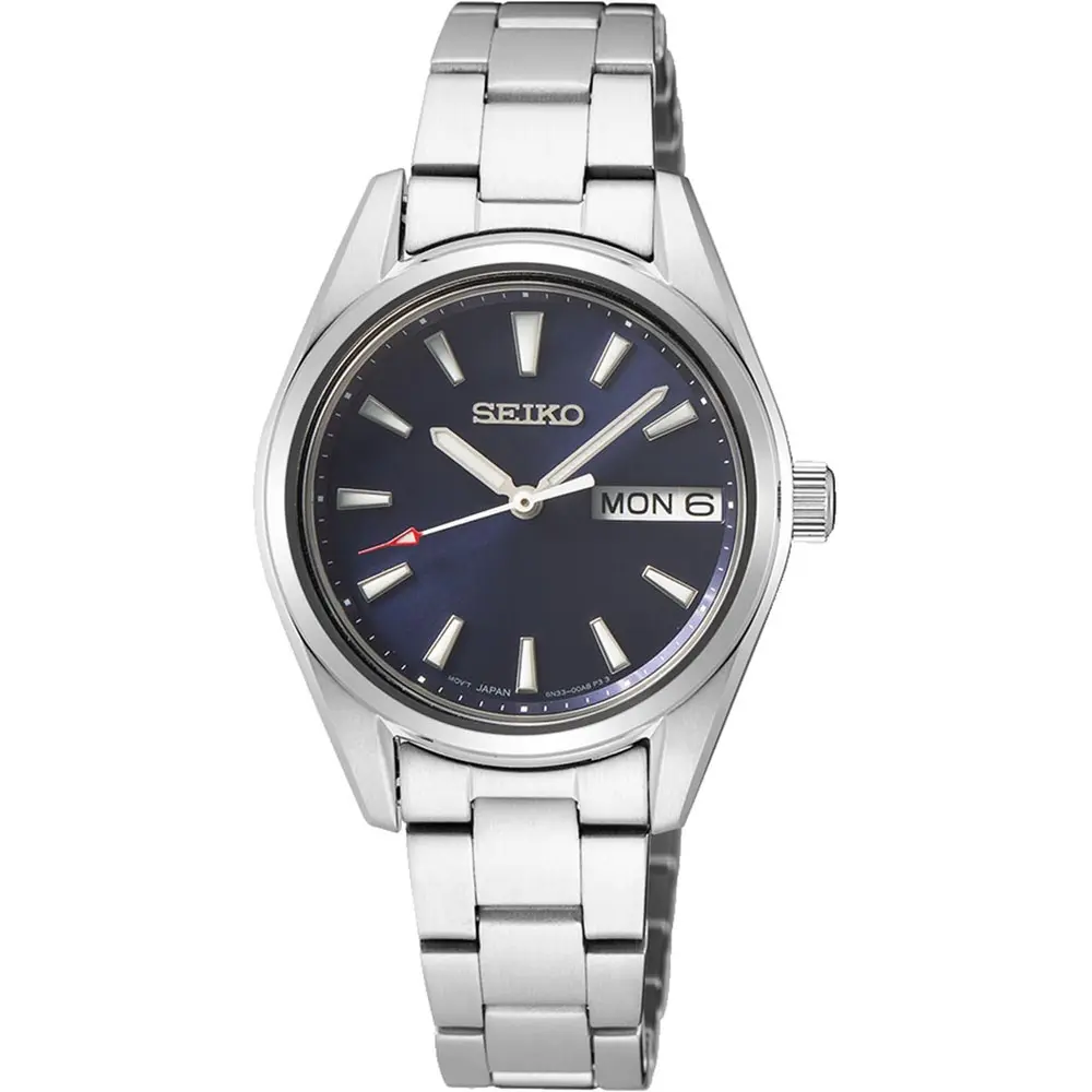 SUR353P1J_1 Γυναικείο Ρολόι Seiko Conceptual Day-Date 29,8mm με Μπλε Καντράν - Image 1