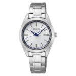 Γυναικείο Ρολόι Seiko AUD 450 29,8mm με Λευκό Καντράν