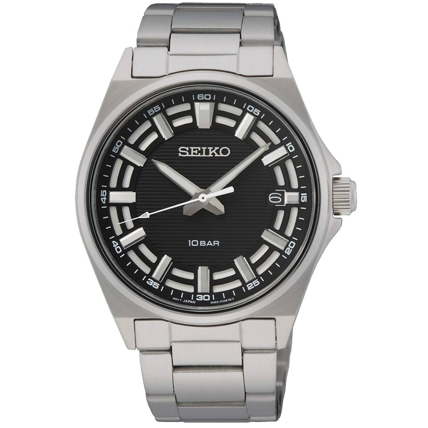 andriko-roloi-seiko-racing-sports-40mm-me-mavro-kantran Ανδρικό Ρολόι Seiko Racing Sports 40mm με Μαύρο Καντράν - Image 1