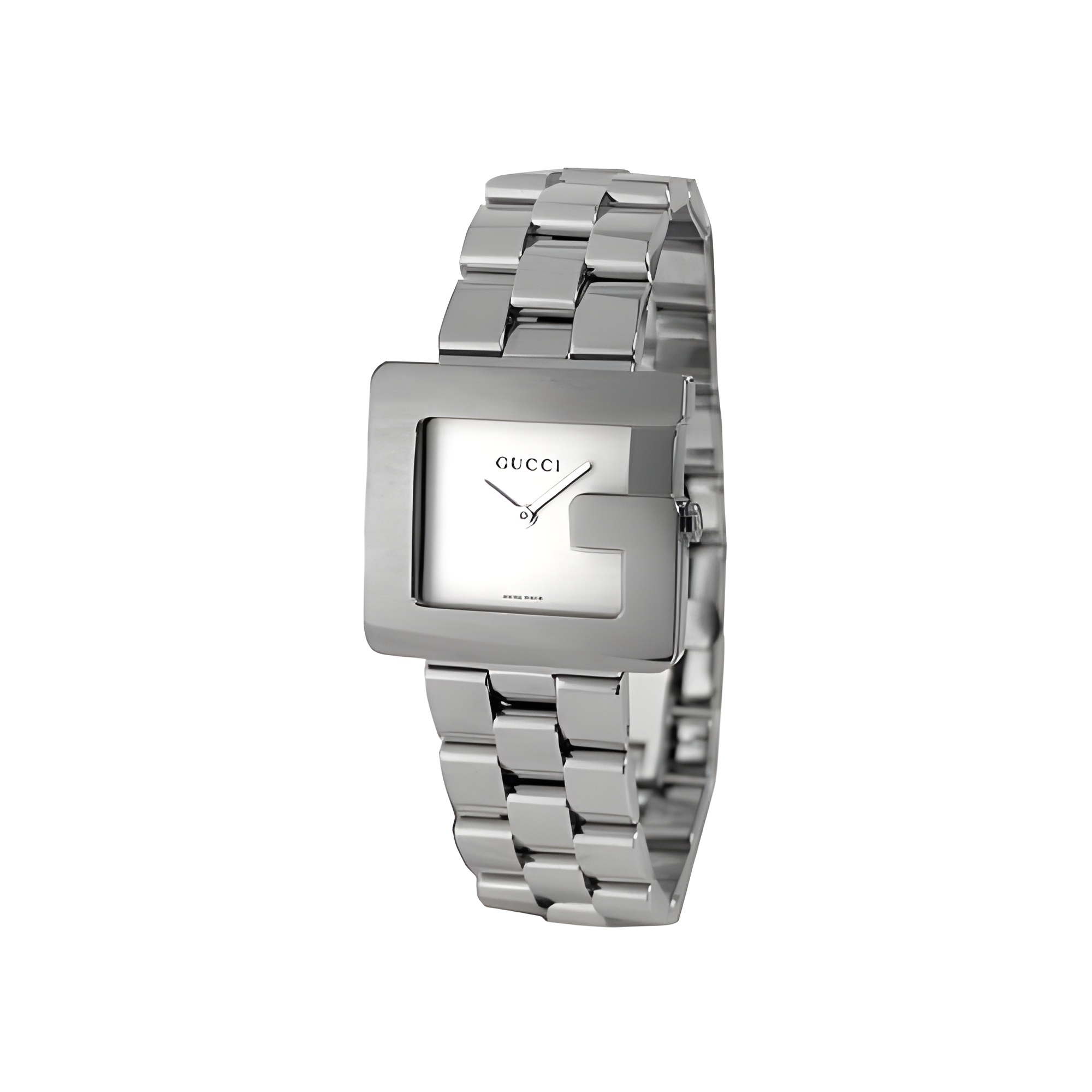 gynaikeio-roloi-gucci-asimi-me-metalliko-brasele Γυναικείο Ρολόι Gucci Ασημί με Μεταλλικό Μπρασελέ - Image 1