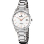 Γυναικείο Ρολόι Festina Classics Ασημί 30.8mm