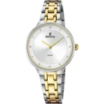 Γυναικείο Ρολόι Festina Mademoiselle Two Tone Ασημί-Χρυσό 30.5mm