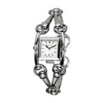 Γυναικείο Ρολόι Gucci Signoria 20x20mm με Mother of Pearl Καντράν και Ασημί Μπρασελέ