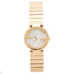 Γυναικείο Ρολόι Gucci Interlocking 29mm Χρυσό με Mother of Pearl Καντράν