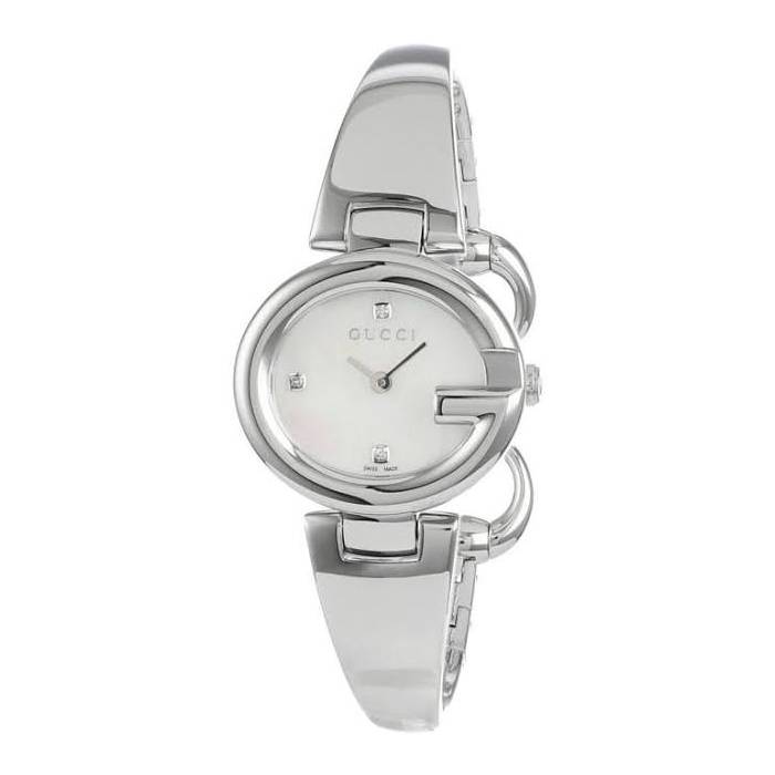 gynaikeio-roloi-gucci-guccissima-27mm-me-mother-of-pearl-kantran-kai-diamantia Γυναικείο Ρολόι Gucci Guccissima 27mm με Mother of Pearl Καντράν και Διαμάντια - Image 1