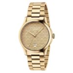 Γυναικείο Ρολόι Gucci G-Timeless Χρυσό με Μπρασελέ, 38mm