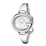 Γυναικείο Ρολόι Gucci Guccissima Large 36mm με Mother of Pearl Καντράν